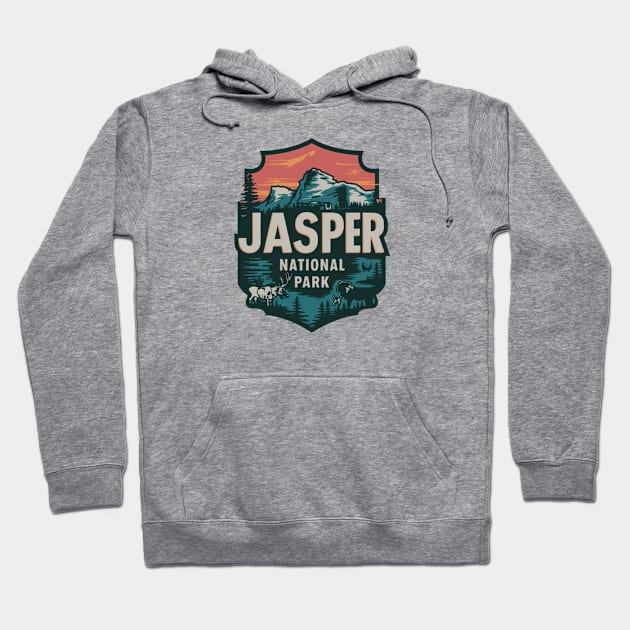 Jasper National Park Elegance Hoodie by Perspektiva